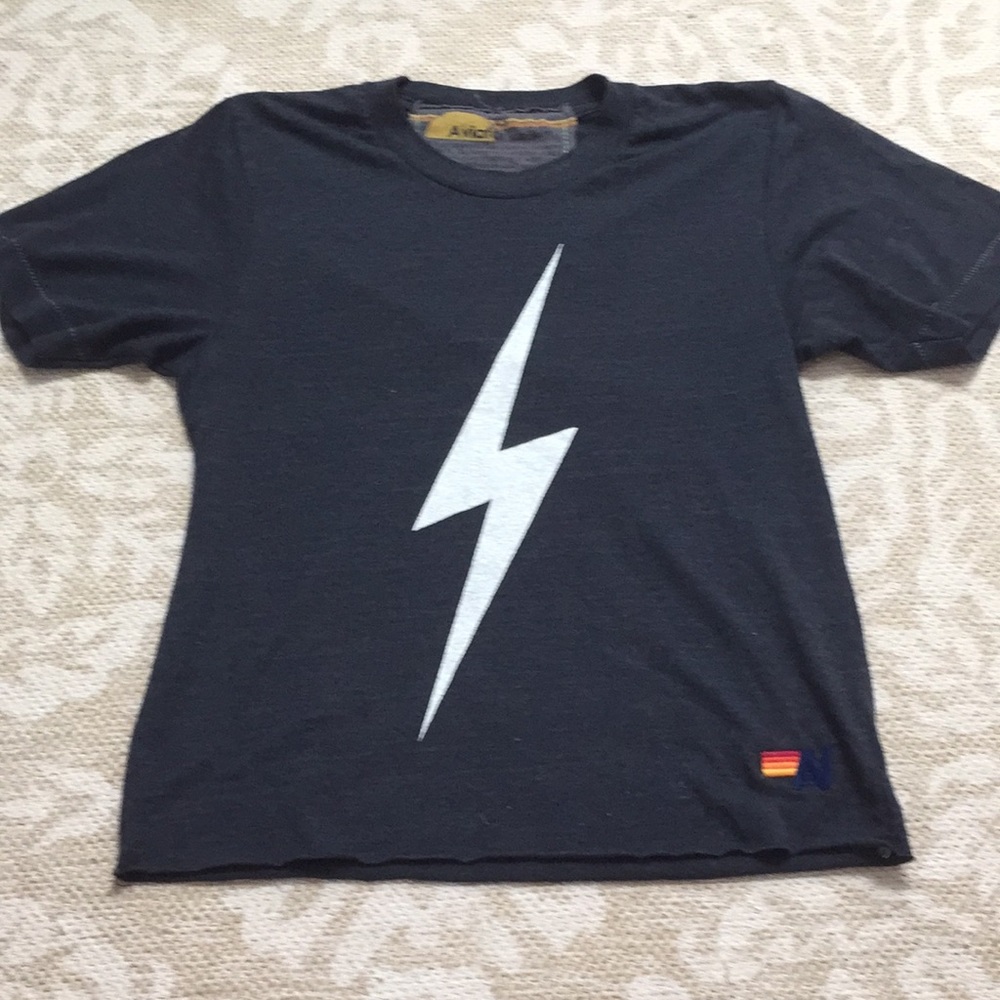 ❌sold❌ Aviator nation cropped tee shirt